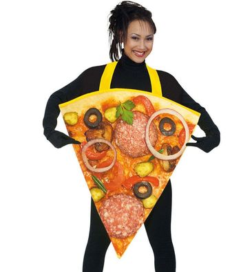 narrenwelt Kostüm Pizza Schürze Party Fasching Unisex Einheitsgröße Erwachsene