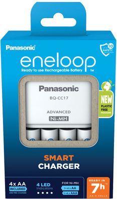 eneloop BQ-CC17 Advanced Charger inkl. 4x AA Akkus