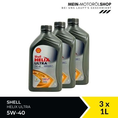 Shell Helix Ultra 5W-40 3x1 Liter