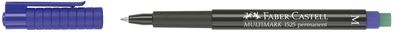 Faber-Castell 152551 CD-Marker Multimark - permanent, M, blau