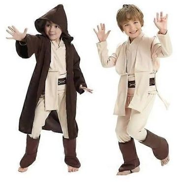 Kinder Jedi Ritter Cosplay Kostüm Obi Wan Kenobi Uniform Anzug