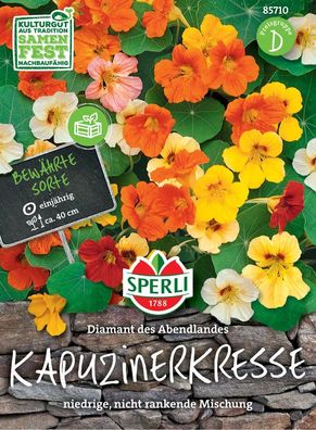 Sperli Kapuzinerkresse Diamant des Abendlandes - Blumensamen