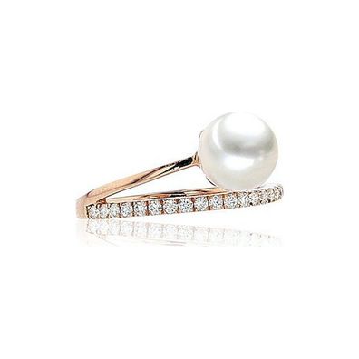 Luna-Pearls - 005.1006 - Ring - 585 Rosegold - Akoya-Zuchtperle 7.5-8mm