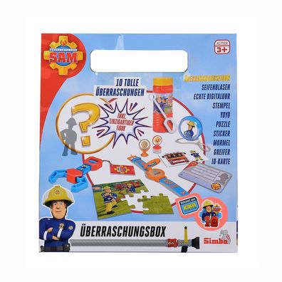 Sam Surprise Box | Set 10-teilig | Feuerwehrmann Sam | Kinder Geburtstag