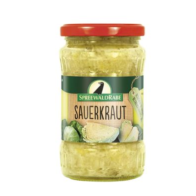 Spreewälder Sauerkraut - eingelegt & tafelfertig [Füllm. 350g / Abtr. 335g]