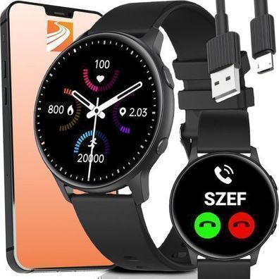 Smartwatch für Damen Herren, 1,44 Zoll mit Bluetooth 5.0, IP68 Wasserdicht Retoo