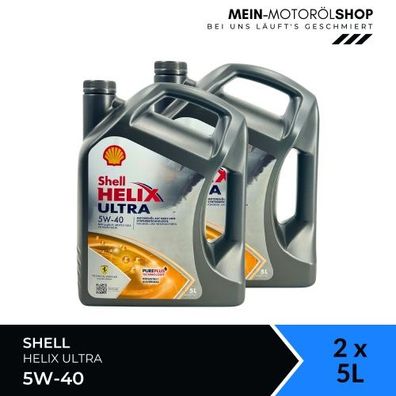 Shell Helix Ultra 5W-40 2x5 Liter