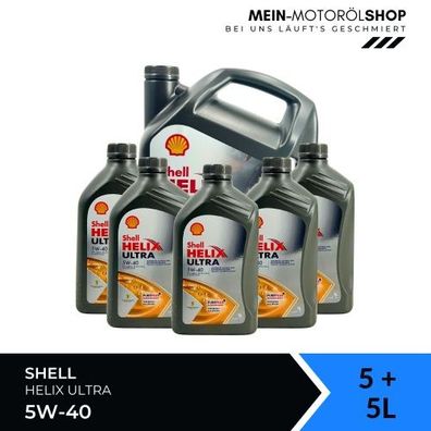 Shell Helix Ultra 5W-40 5 + 5 Liter