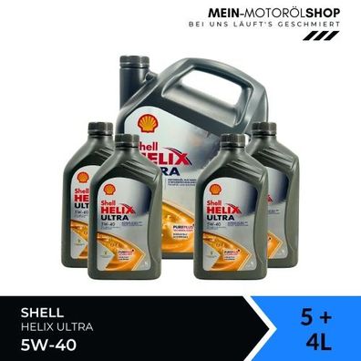 Shell Helix Ultra 5W-40 5 + 4 Liter