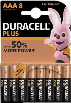 Duracell Batterie MN2400 Plus Power Micro 8er Blister