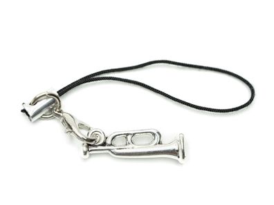 Trompete Handyanhänger Miniblings Handyschmuck Musik Musikinstrument silber mini