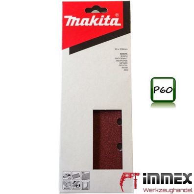 Makita Schwingschleifer Sander Schleifpapier 93x230 P60 P-31843 VOM Fachhandel !