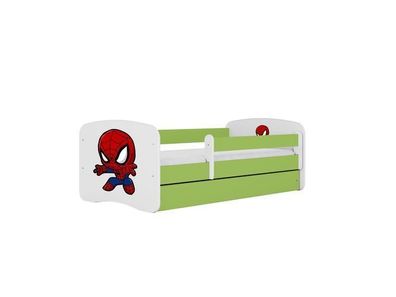 Kinderbett Spiderman mit Schublade und Matratze 140/70cm