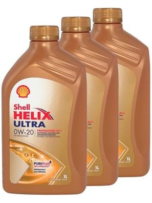 Shell Helix Ultra Professional AV-L 0W-20 3x1 Liter