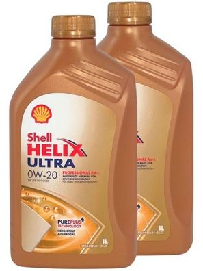 Shell Helix Ultra Professional AV-L 0W-20 2x1 Liter