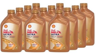 Shell Helix Ultra Professional AV-L 0W-20 12x1 Liter