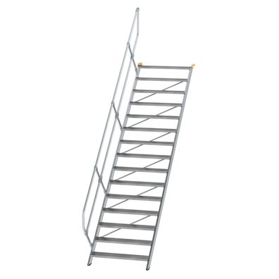 MUNK Treppe 45EUR inkl. einen Handlauf, 1000mm Stufenbreite, 15 Stufen