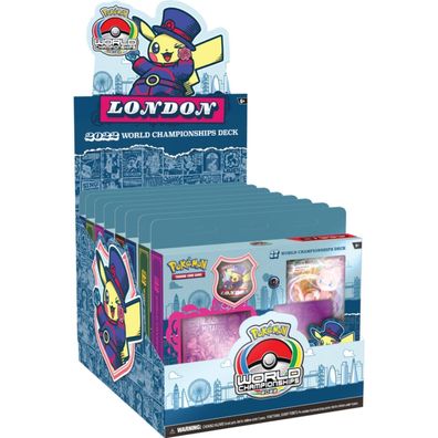 Pokemon 2022 World Championship 8 Deck Display EN