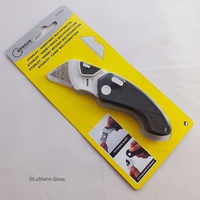 4 Stück Zusammenklappbares Hobbymesser/ Teppichmesser Art.-Nr. 20002