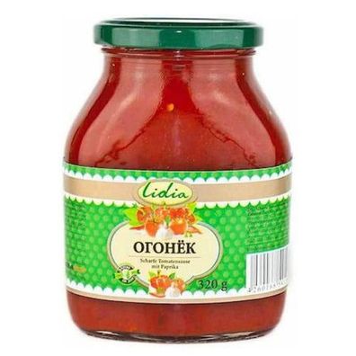 Lidia Scharfe Sauce "Ogonök" 360g