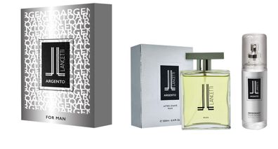 Lancetti Argento Silver Set After Shave 100 ml + Deo 120ml