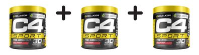 3 x Cellucor C4 Sport (30 Serv) Fruit Punch