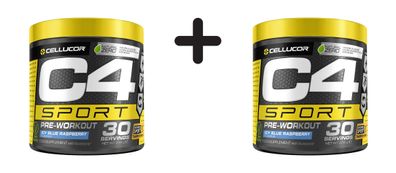 2 x Cellucor C4 Sport (30 Serv) Icy Blue Raspberry