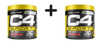 2 x Cellucor C4 Sport (30 Serv) Fruit Punch