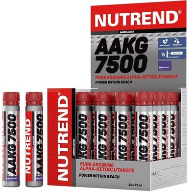 AAKG 7500, Blackcurrant - 20 x 25 ml