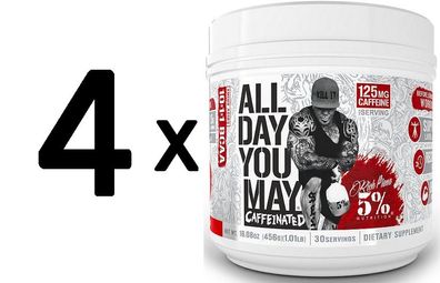 4 x 5% Nutrition AllDayYouMay Caffeinated - Legendary Series, Southern Sweet Tea - 46