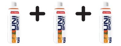 3 x Unisport, Orange - 1000 ml