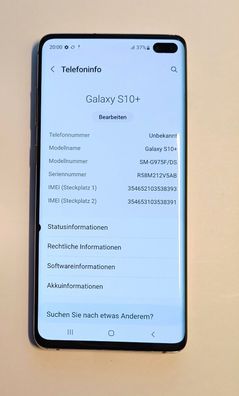 Samsung Galaxy S10Plus G975F 128GB - 128GB - Dual