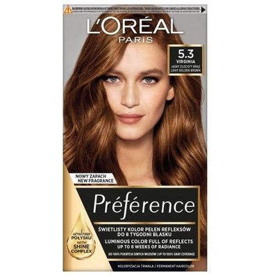 L'Oreal Paris Preference Haarfarbe 5.3 Virginia