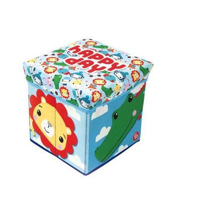 Fisher-Price Aufbewahrungsbox zusammenklappbar Ideal für Ordnung und Spiel 30x30x3