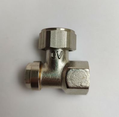 Oventrop Absperrwinkelverschraubung 3/4" ÜM x 1/2" IG Combi 3 1016567