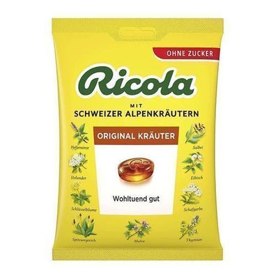 Ricola Original Kräuterzuckerfrei Bonbons 75 g