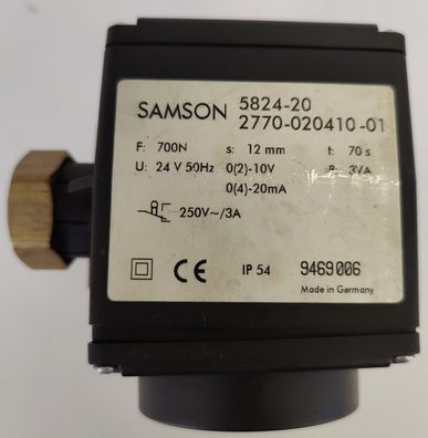 Samson elektrischer Antrieb Typ 5824-20 24V 50Hz 2770-020410-01 gebraucht