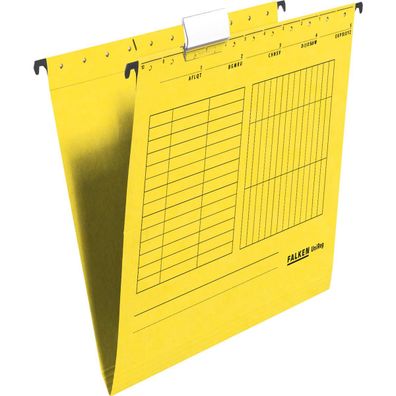 Falken Hängemappe 11287786 seitlich offen gelb 5 St./Pack
