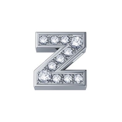 FRAU ORO - DCHF3319Z - Buchstabenelement in Weißgold und Diamanten