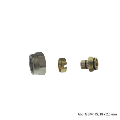 Danfoss Klemmverbinder G 3/4" IG auf 16x2,2 für VPE-Kunststoffrohre, 013G4163