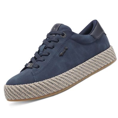 Tamaris Damen Plateau Sneaker Navy 1-23713-42/805