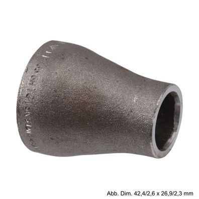 Reduzierstück, konzentrisch, BL 64 mm, 48,3/2,6 x 42,4/2,6 mm