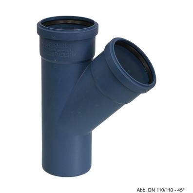 Poloplast POLO-KAL NG Abzweig 45 Grad, DN 90/ 90