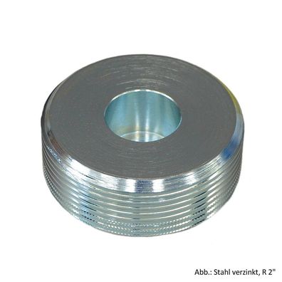 Viega Gassicherheitsstopfen, Mod. G2370.4, f. Rohrende, Stahl verzinkt, R 1 1/2"