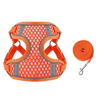 Mehrzweck-Hundegeschirr - Fluchtschutz, reflektierend, Zugseil-Set L (8-10 kg)