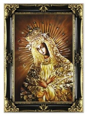 Goldene Madonna Handarbeit Ölbilder Gemälde Leinwand Ölbild Bild G109210