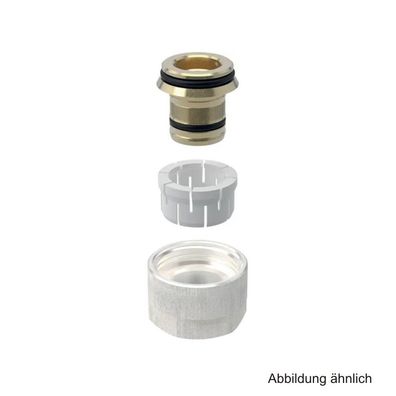 Geberit FlowFit Anschlussverschraubung für Eurokonus, 16 mm x 3/4"