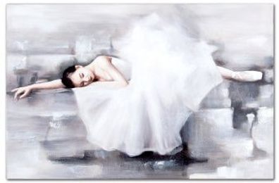 Tanzende Ballerina“ Handarbeit Ölbilder Gemälde Leinwand Ölbild G95722