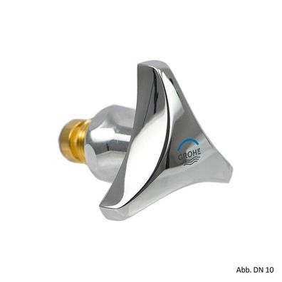 GROHE Oberteil DN 15 Trecorn-Griff mit Markierung blau, verchromt 45968000