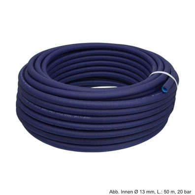 PVC Trinkwasserschlauch, KTW A & W 270 Zulassung, nnenØ 13mm, : 50m,20bar, lau